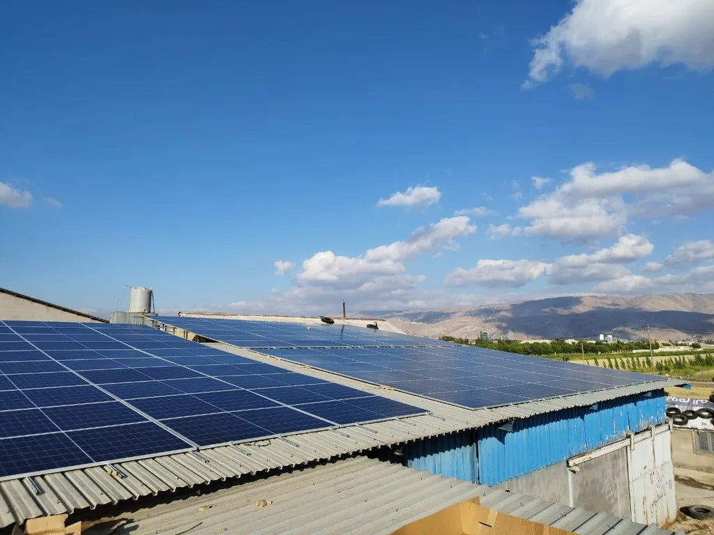 Rooftop solar photovoltaic panels